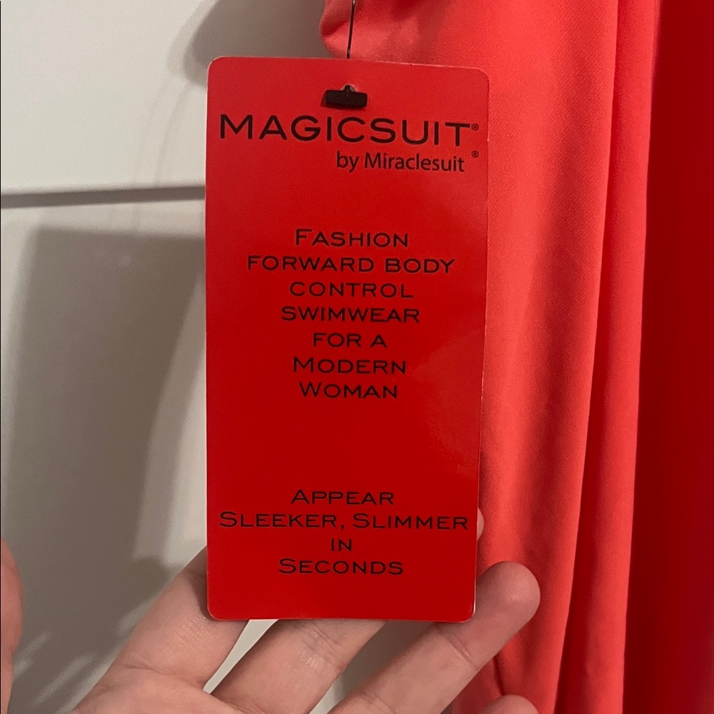 Magicsuit Coral Strappy Crisscross Swimsuit Top Size 16 NWT - Picture 5 of 12
